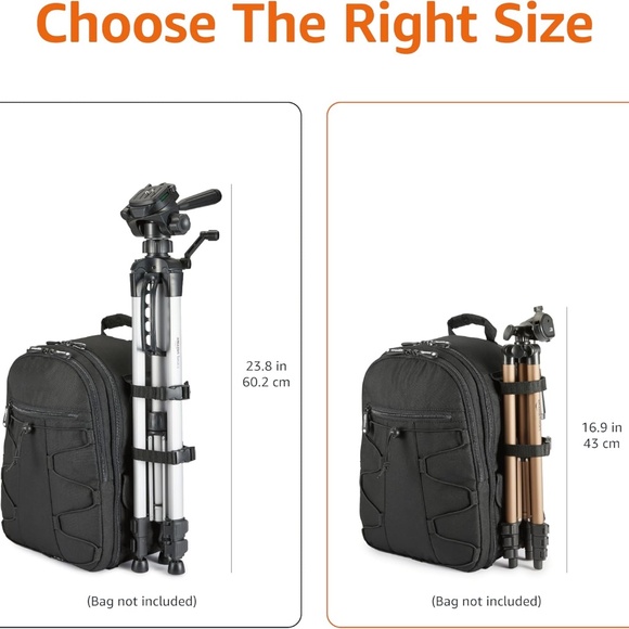 Amazon Basics 50-inch Lightweight Portable Camera Mount Tripod Stand with Bag - Picture 5 of 7